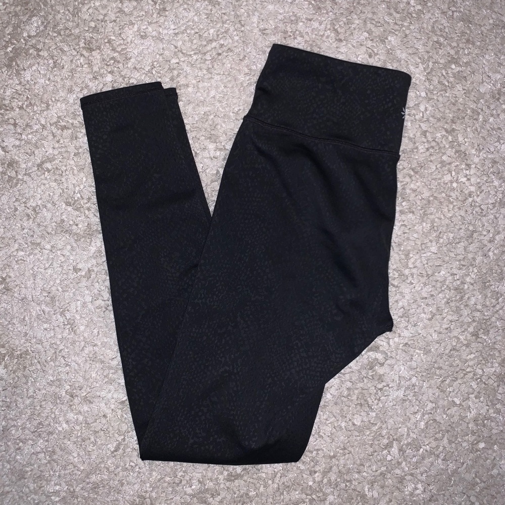 Athleta Black Cheetah leggings